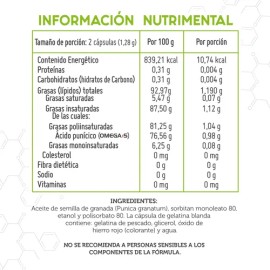 Granagard Omega 5 Nanotecnologa Aceite Semilla Granada 60ct                                                                                           