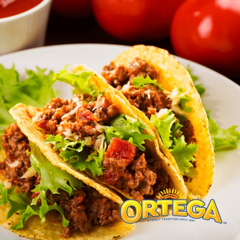 Ortega, Taco Sauce, 8oz Glass Jar (Pack of 3) (Choose