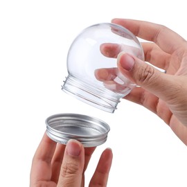 Ciieeo Pack of 10 DIY Snow with Unscrewable Plastic Cap with Unscrewable Cap for Christmas Home Decoration