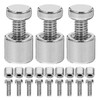 HOLIDYOYO 36pcs Standoff Screws Acrylic Glass Sign Wall Fixture Photo