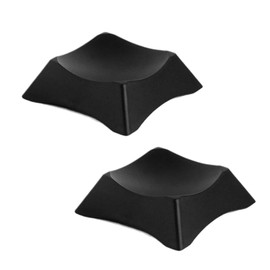 Clockjuan 2 supporti per palloni, espositore, base per sedia per palla da ginnastica, espositore per palloni sportivi, espositore per calcio, stabilità per pallacanestro, calcio, pallavolo, cristallo
