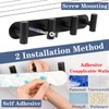 Vanloory Coat Hook Rack, Wall Mounted Coat Rack with 6
