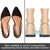 BraceAbility Medial & Lateral Heel Wedge Silicone Insoles (Pair) -