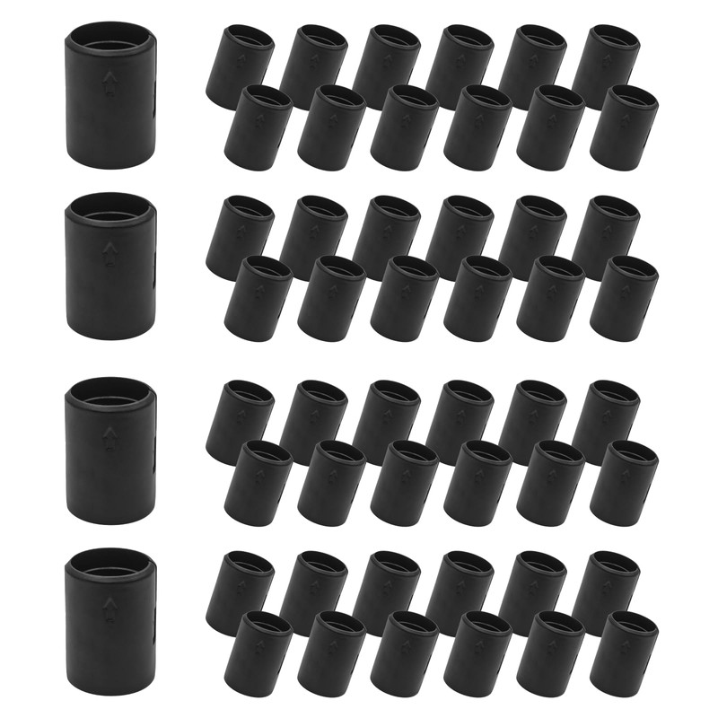 Luomorgo 52 Pcs 7/8 Inch Wire Shelf Clips, Plastic Shelf