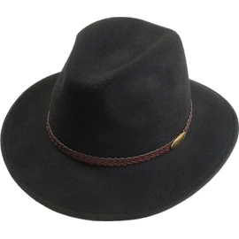 Harrys-Collection Rolling Hat in 3 Colours - Black , size: 56