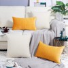 BRAWARM Chenille Throw Pillow Covers 22x22 Inches - Pack of
