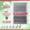 FADVAN Lash Extension 280pcs C Curl 20D+40D Cluster 9-16mm Mixed