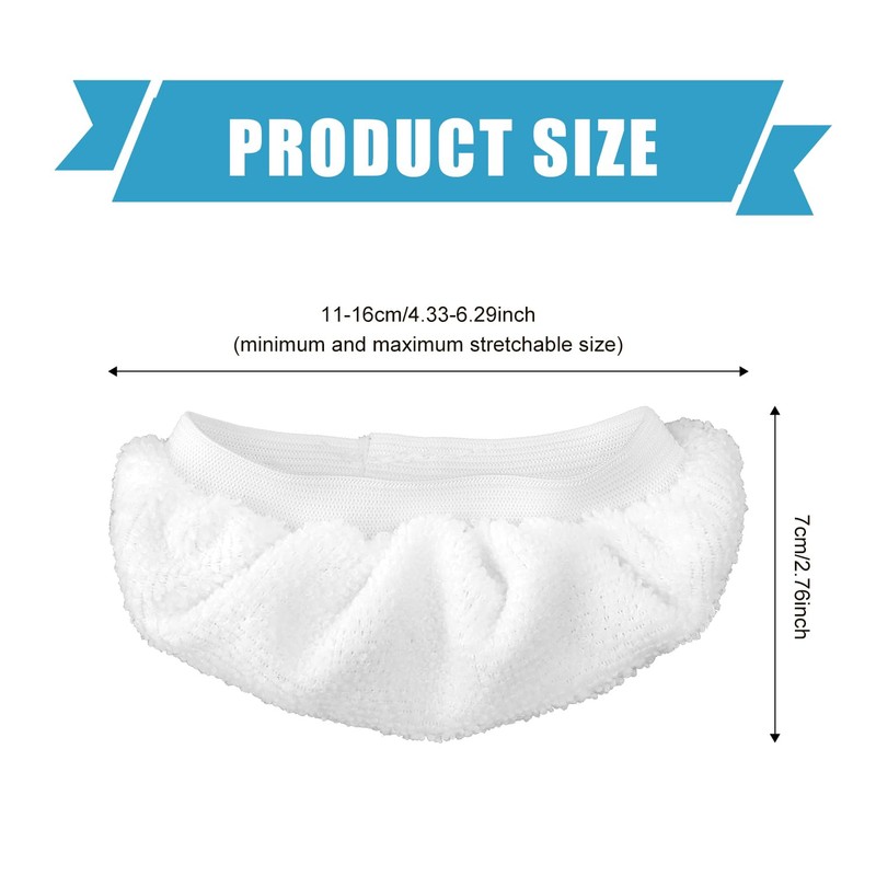 20pcs Steam Mop Pads, Washable Microfiber Cleaning Pads Steam Mop