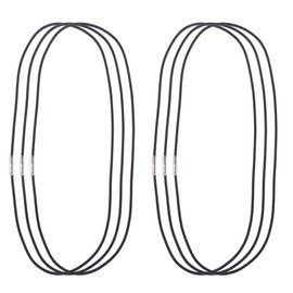 SHINEOFI 6Pcs Notebook Rope Book Bands Elastic Journal Closure Band for Planner, Journal, Diy Hand Account Notebook Accessories, Black