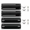 Adjustable Enamel Grill Heat Plate Shields, Universal BBQ Gas Grill