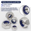 ZQZ 360 Pack Metric Hex Nuts & Locknuts Assortment Kit，M3