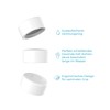 SodaNature® 2 x Premium Bottle Caps for SodaStream Crystal Bottles,