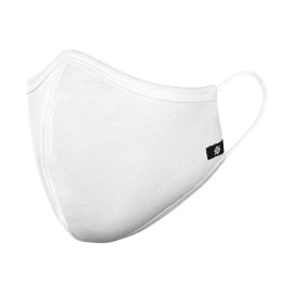 StringKing Reusable Cloth Face Mask - Protection for Kids and Adults - USA-Made, Washable Face Masks (1 Pack - Large - White)