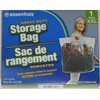 essentials(TM) Heavy Duty Clear Plastic Storage Bags w/ Zip-Lock &