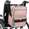 iMedic Deluxe Wheelchair Bag, Pink – Backpack for Back of