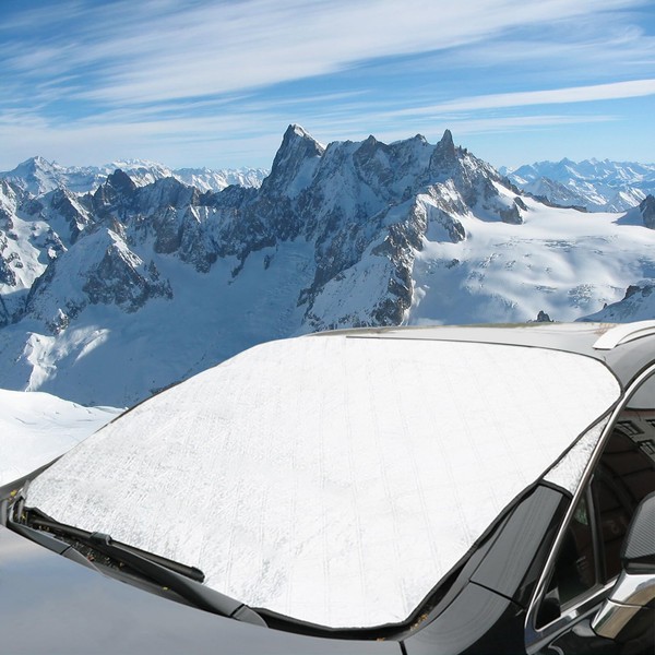 Snow Protection Car Windscreen Cover Winter Summer Windscreen Cover Foldable