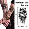 winthrop 80 Sheets Tiny Temporary Tattoos for Adult – Black