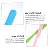 Mikinona 3pcs Non-stick Wax Applicator Sticks Roll on Hair Removal