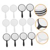 Ipetboom 25pcs Handheld Makeup Handle Round Compact for Women for