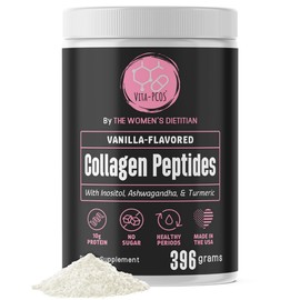Collagen Peptides Protein Powder for Women – PCOS Supplement Formulated with Inositol, Ashwagandha & Turmeric, Supports Thicker Healthy Hair, Skin, Nail, Muscle & Weight Goals, Vanilla by VITA-PCOS