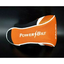Powerbilt Vintage Power-Bilt Driver Golf Club Head Cover Orange/Black