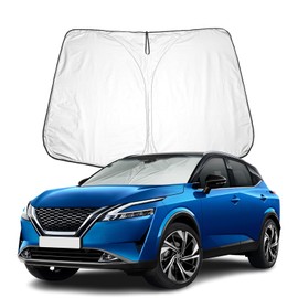 BIXUAN Sonnenschutz Kompatibel mit Nissan Qashqai J11 2014-2021 Windschutzscheibe für das Auto Frontscheibenabdeckung Windschutz für J11 Frontscheibe Sonnenschutz Blockiert UV Abdeckung Faltbar