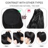 AFNOTE Short Drawstring Ponytail Extension 10 Inch Straight Hair Bun