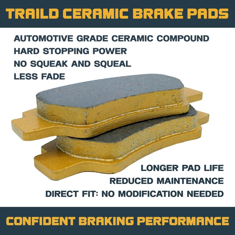 Can-Am Outlander Ceramic Brake Pad Set Front & Rear 450,