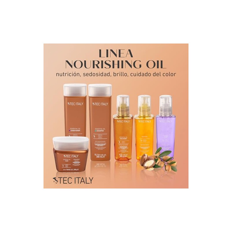 TEC ITALY Essential Oil Mask Mascarilla Hidratante Aceites Naturales 300