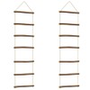 vidaXL Wall Decorations in Ladder Shape, Pack of 2, 30