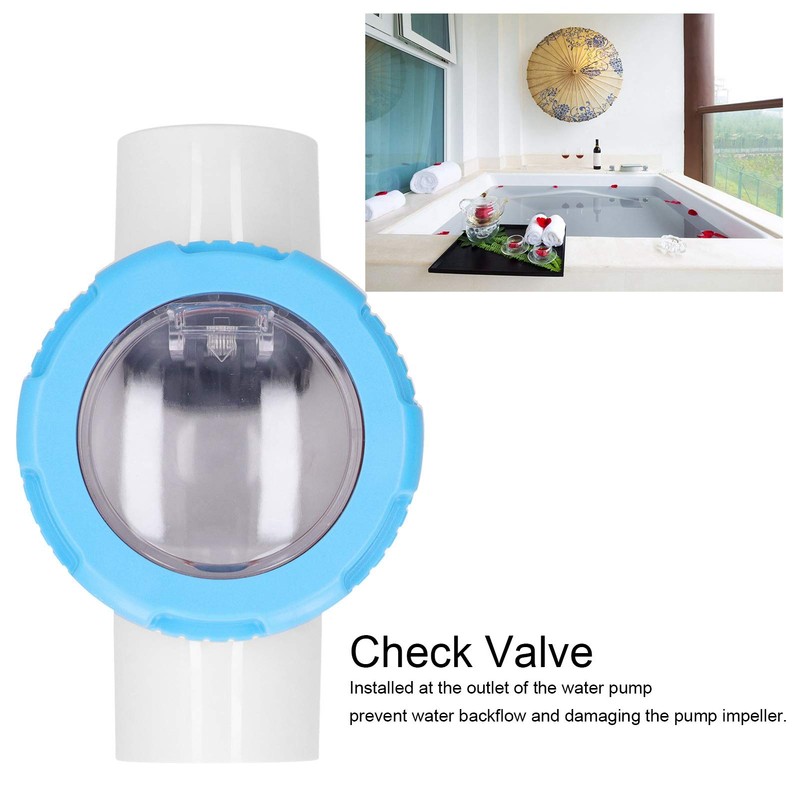 Swimming Pool Check Valve, 2in Visible Check Valve Non Return