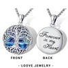 LOOVE Tree of Life Locket Necklace for Women Sterling Silver