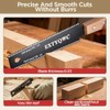 Japanese Hand Saw,6-Inch Double-Edge Pull Saw,SK5 Flexible Blade, Flush Cut
