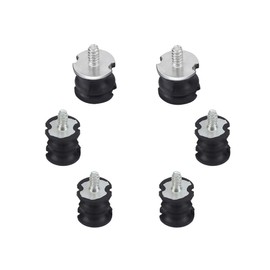 Pilipane Chainsaw Replacement Part Accessories 6 Piece Chainsaw Parts AV Buffer For Husqvarna 61 66 133 136 141 272S 266 268 272Xp AV Buffer For Husqvarna Anti-Vibration Buffer Fit 26666 Parts: