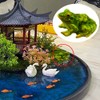 NA 2Pcs Micro-landscape Simulation Frog Decoration for Garden Patio Yard