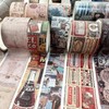 KAVI' S Retro Washi Tape Set, Decorative Antique Masking Tapes,