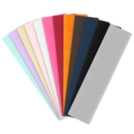 Multicolor Headbands for Women - 12Pcs Elastic Non-Slip Head Bands, Soft Polyester Fabric Sports Sweat Band for Yoga, Running, Workout and Sports