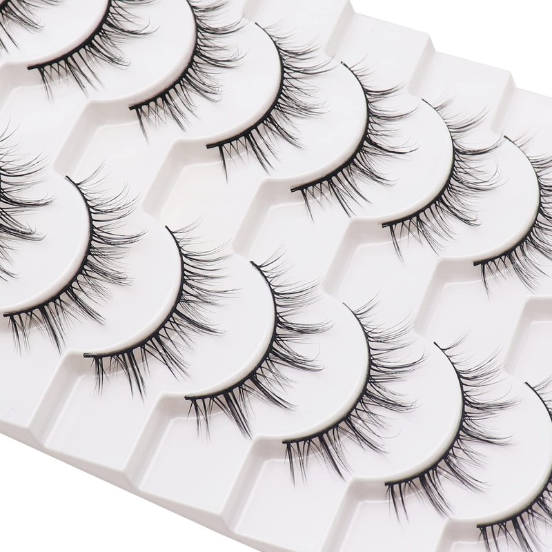 Losha Manga Lashes Fluffy Faux Mink Lashes Natural Look 10