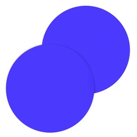 12" Inch Silicone Microwave Multi-Mat, Non-Stick Heat Resistant Oven Mat Microwave Trivet Mat - 2 Pack (Blue)