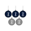 FOCO TOTTENHAM FC 5 PACK CREST BAUBLE WH