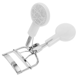 SAFIGLE Rhinestone Eyelash Curler for Eye Makeup No Pinching Comfortable Wide Mouth Design for Travel and Glamorous Looks Includes Refill Pads