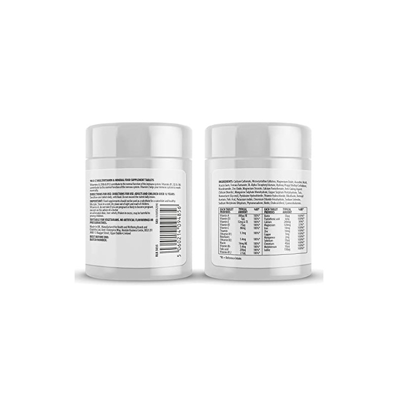 A-Z Multivitamin 90 Tablets, Multivit & Iron 360 Tablets, A-Z