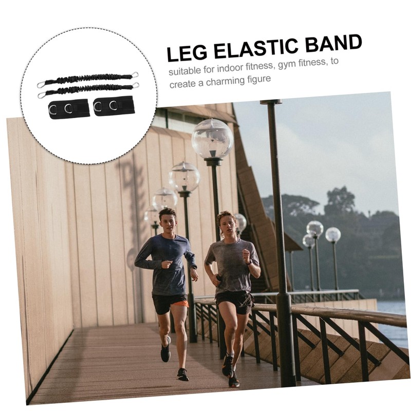 BIUDECO 1set Portable Tube Bands for Leg Training Professional Ankle