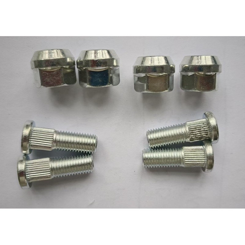 XYUJIE Front or Rear Wheel Studs & Lug Nuts #