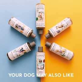 WildWash Stinky Dog Shampoo 250ml - Lemongrass and Peppermint Remove Even the Worst Odours, Even Fox Poo, Leaves the Coat with Incredible Shine - Natural, Sulphate and Paraben-Free for Sensitive Skin