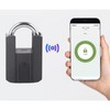 Fingerprint Padlock Waterproof Sensitive Rustproof Zinc Alloy Smart Electronic Padlock