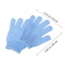 Healeved 8pcs Double-sided Exfoliating Bath Gloves Five Fingers Body Scrubber