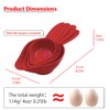MAUJOY Braille Kitchen Measuring Cups (4-Piece) - Dual-Use for Braille
