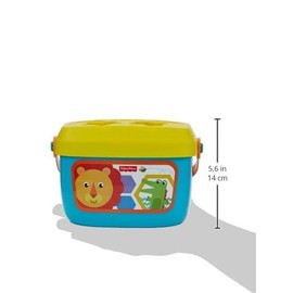 Fisher-Price Juguete para Bebés Primeros Bloques del Bebé con Cubo Clasificador de Formas para Niños de 6 Meses en Adelante