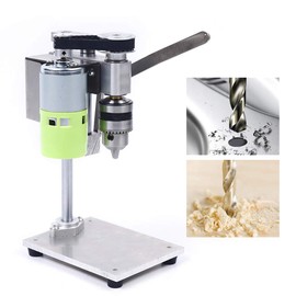 SHZICMY 7-Speed Benchtop Drill Press, Electric Bench Wood Drilling Machine with Pure Copper Motor for DIY Wood Metal Plastic
